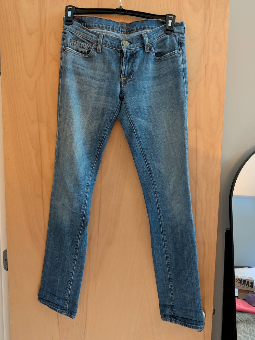 7 For All Mankind Light Blue Skinny Jeans